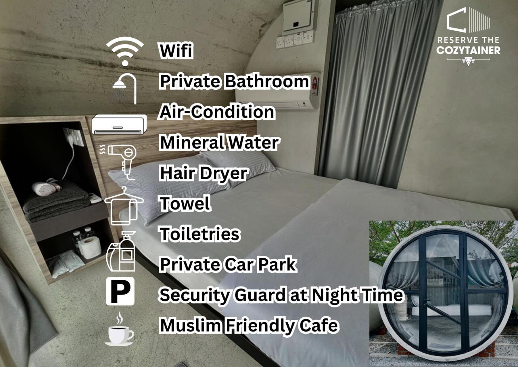 Reserve The Cozytainer * Taiping